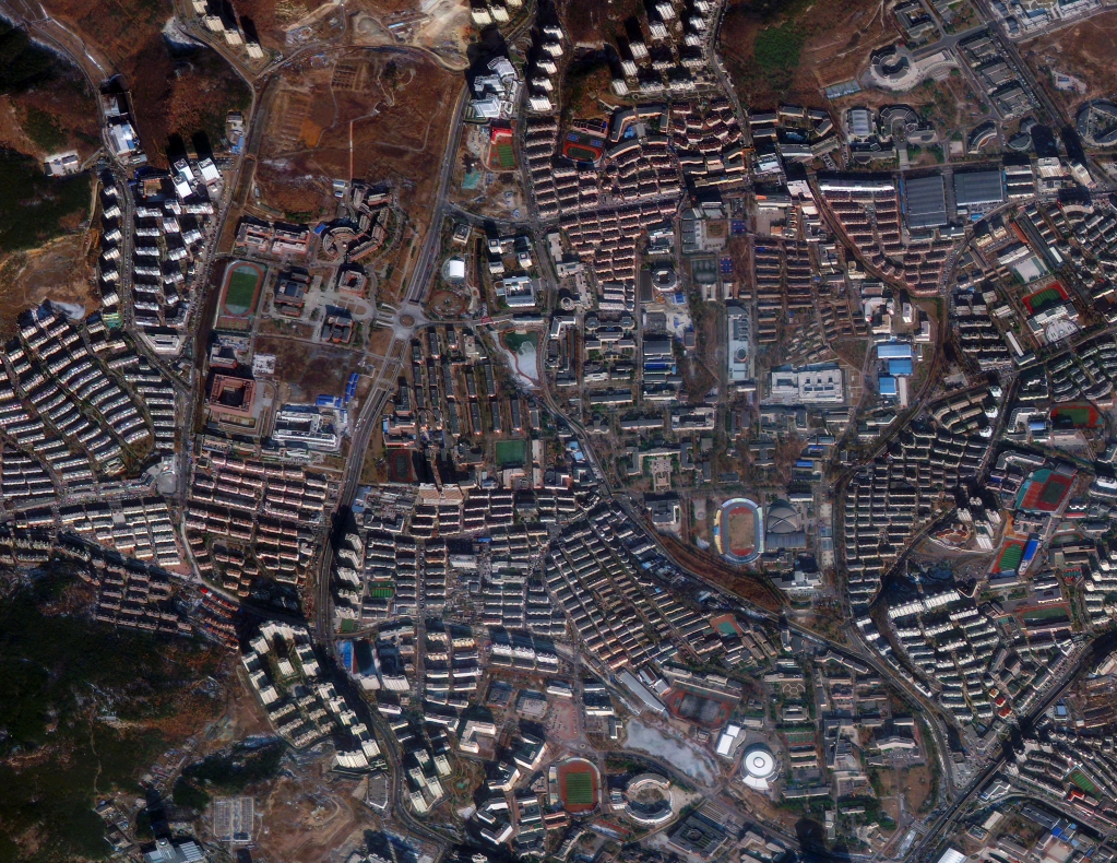 【创新在大工】从星空看大工 大连1号—连理卫星回传高清影像图