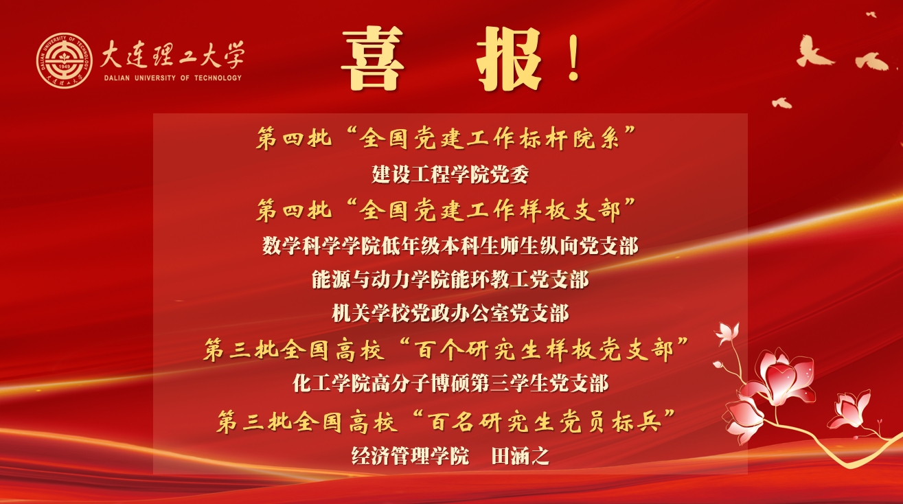 【卓越发展】我校新增4个全国党建“双创”和2个“双百”培育创建对象  创历史佳绩